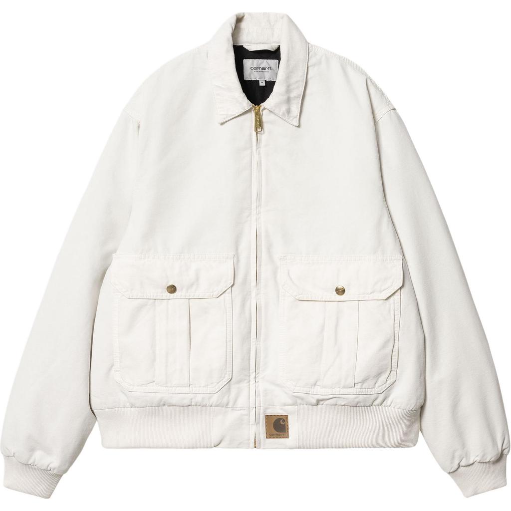 Carhartt WIP Diamond Quilted Satin Lined Soft Casual Jacket Men jackets White I033826-0DJ-06