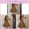 Vintage Knit Fabric Sleeveless Dress With Zipper Piping For Spring 2025