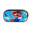 Animation Peripheral Single-layer Children's Pencil Bag Vertical Square Polyester Student Stationery Pencil Bag