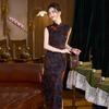 Old Shanghai Sleeveless National Style New Chinese Long Cheongsam Improved Young New Female Retro Slim Summer