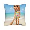 Santa Tralalero Tralala Shark In Santa Hat Christmas Meme Pillow Case Print Pillow Cover For Home Decoration Novelty Pillowcases
