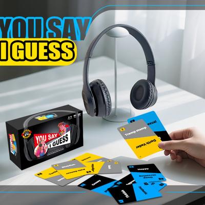 Headphones Party Board Game Card Challenge Cards Parent-child Interactive Headphones Game