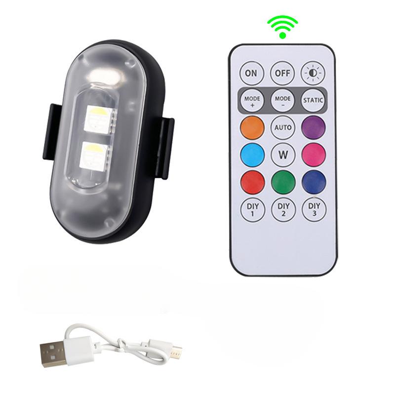 

Беспроводные светодиодные стробоскопы с дистанционным управлением, 8 цветов, зарядка через USB, водонепроницаемые аварийные предупреждающие огни