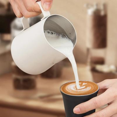 Milk Frothing Pitcher Latte Milk Frother Jug Barista Spresso Fine Steel Jars Coffee Shop Accessories Durable Durable