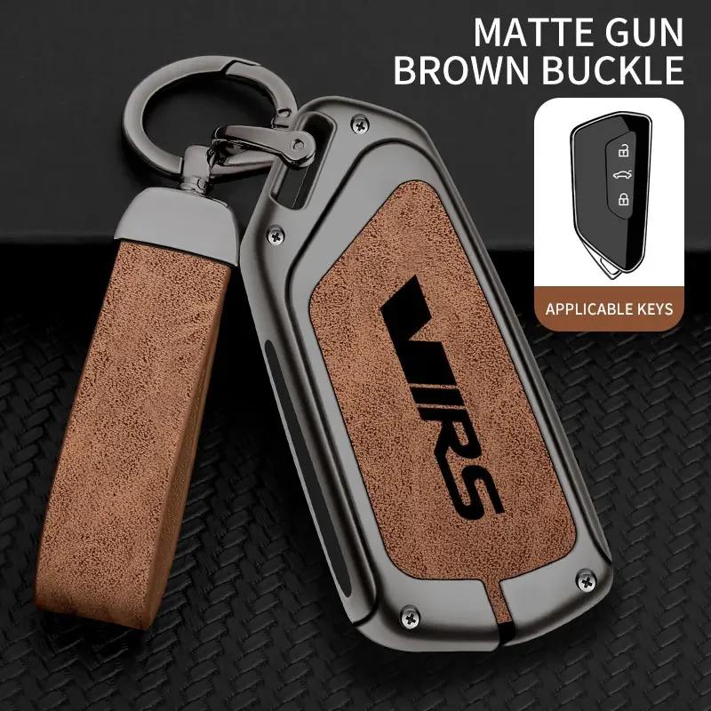 

Zinc Alloy Car Key Case for Skoda VRS Octavia Kamiq Kodiaq Karoq RS Superb Fabia Rapid Favorit for Škoda RS Key Protection Cover