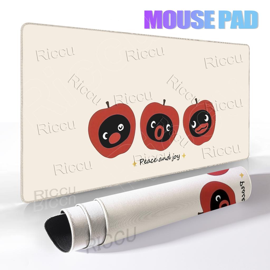 Cartoon Penguin Pingu Pattern Mouse Pads Anti-slip Rubber Computer Keyboard Mats Gamer Balance Decoracion Deskmat Laptop Carpets