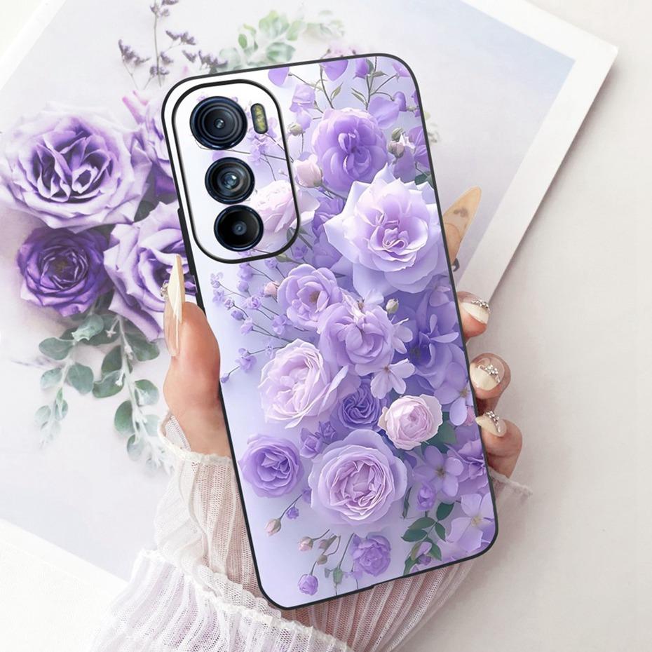 Cute Printing Phone Case For Motorola Edge 30 30Pro 30Neo Soft Black Silicone TPU Cases For MOTO Edge30 Pro Neo Covers Bumpers