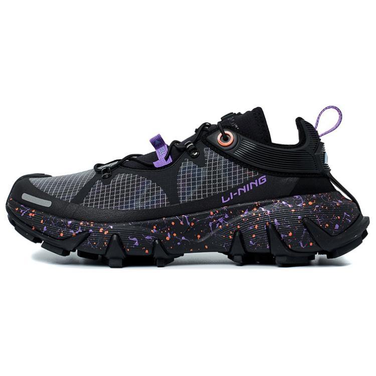 Li-Ning WuXing Paris Fashion Week SS21  Black Purple  Men s AGBR055-2 EU 39⅔
