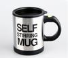 14oz 400ml doppelwandiger Edelstahl-Milchbecher mit Deckel und Griff für Kinder und Erwachsene, Kaffeebecher, automatischer Selbstmischbecher