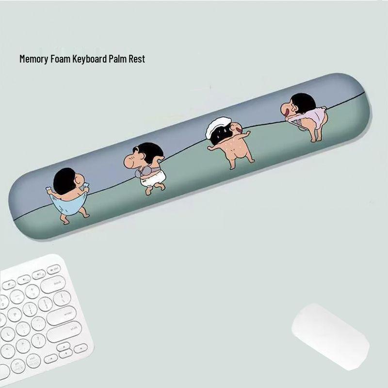 Adorable 3D Cartoon Mouse Pad with Wrist Rest – Soft, Creative Keyboard and Desk Mat