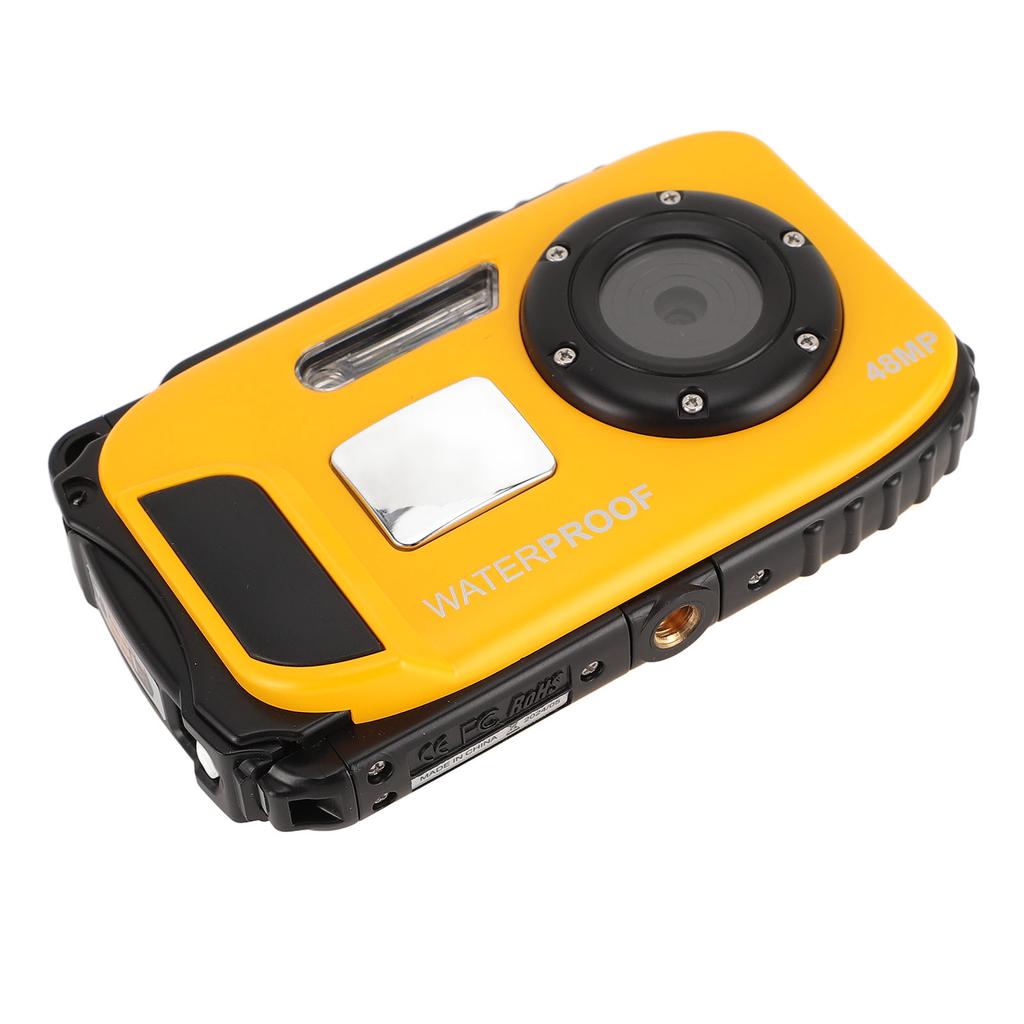 Diving Camera 1080P 48MP Anti Shake 5m Water Proof Underwater Camera with 2.4 Inch Color Screen 32G Memory Card