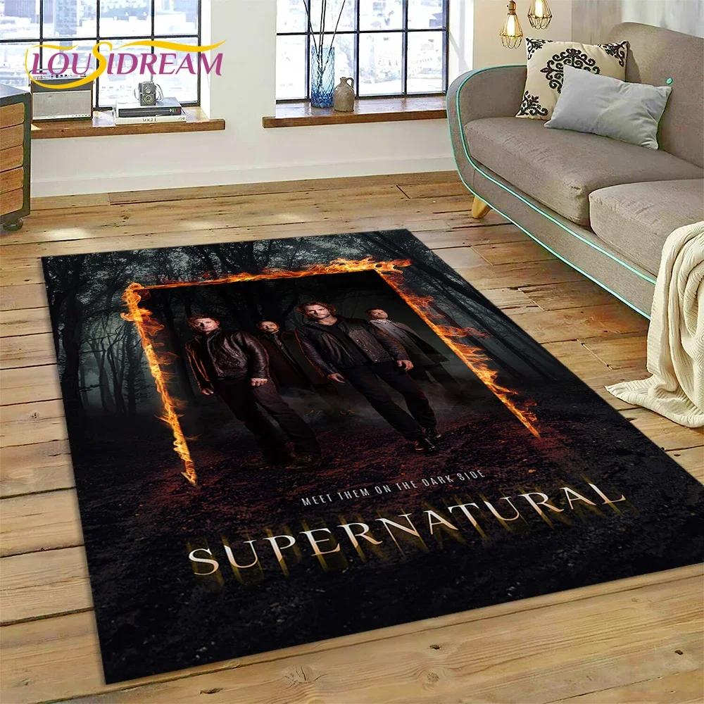

SPN Новейший Ковер с 3D-изображением Дина и Сэма из Сверхъестественного для Спальни, Гостиной, Дома, Декор для Дивана, Детская Игровая Большая Декоративная Напольный Коврик 40x60cm( 15x23in )