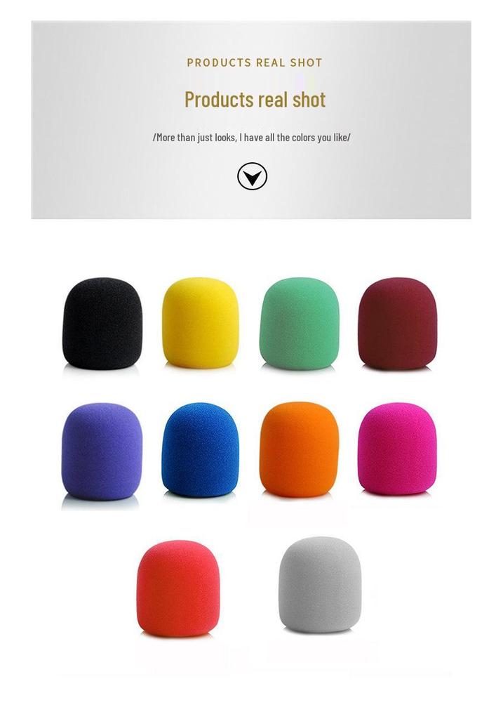 Durable 75mm Washable Microphone Pop Filter Sponge Cover