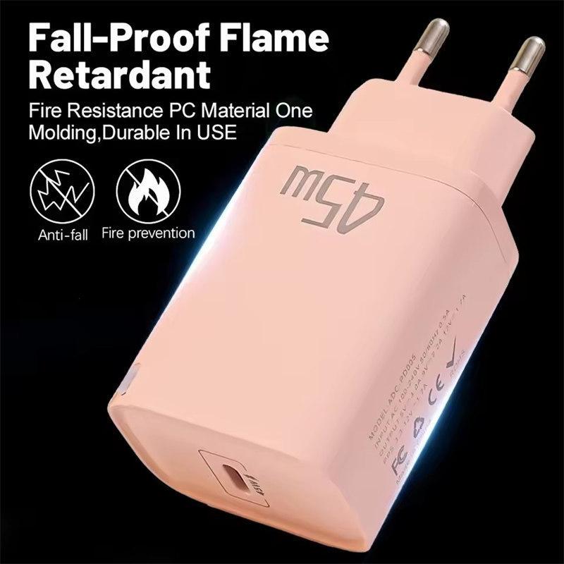 Încărcător Rapid Type-C Încărcătoare Colorate pentru Telefon Mobil Mufă de Încărcare USB C Adaptor Universal UE UK Pentru iPhone Samsung Huawei OPPO