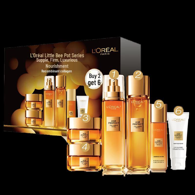 Набор средств по уходу за кожей L Oréal Age Perfect Golden Age Honey Collagen из 6 предметов