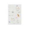 Midori Pocket Diary Notebook 2025 Mini Monthly Cat Pattern 22293006 (Starting from January 2025)