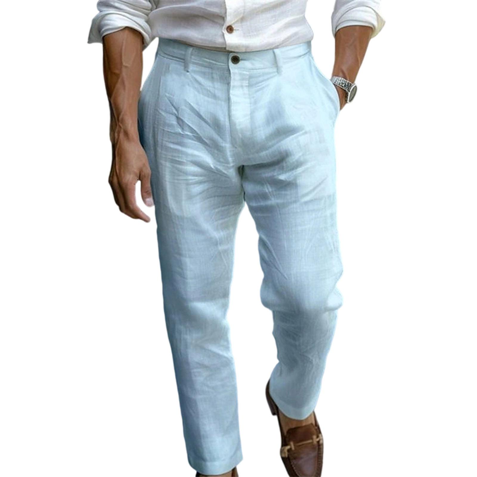 

Мужские спортивные брюки, повседневные брюки, рабочие брюки с несколькими карманами M