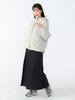 Beams Heart Light Grey Nylon Hoodie Blouson Women's (Sizes S-M)