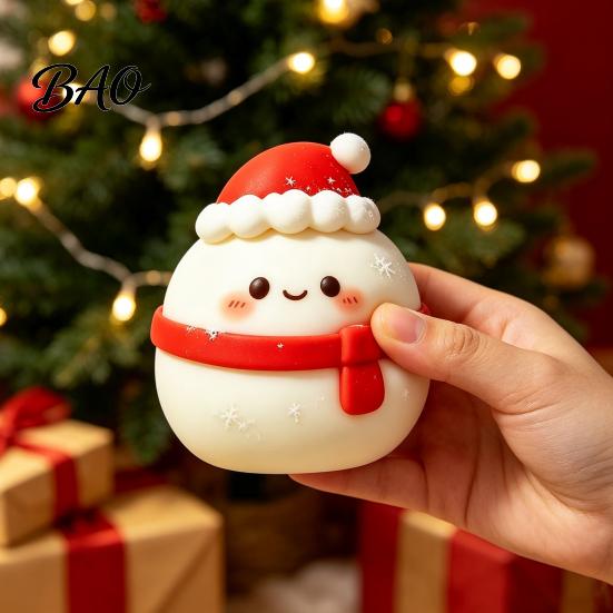 Christmas Stocking Stuffers Daifuku Stress Relief Toy, Slow Rebound Steamed Bun Squeeze Crunchy Ball Sensory Holiday Party Favors for Kids Adults Toy