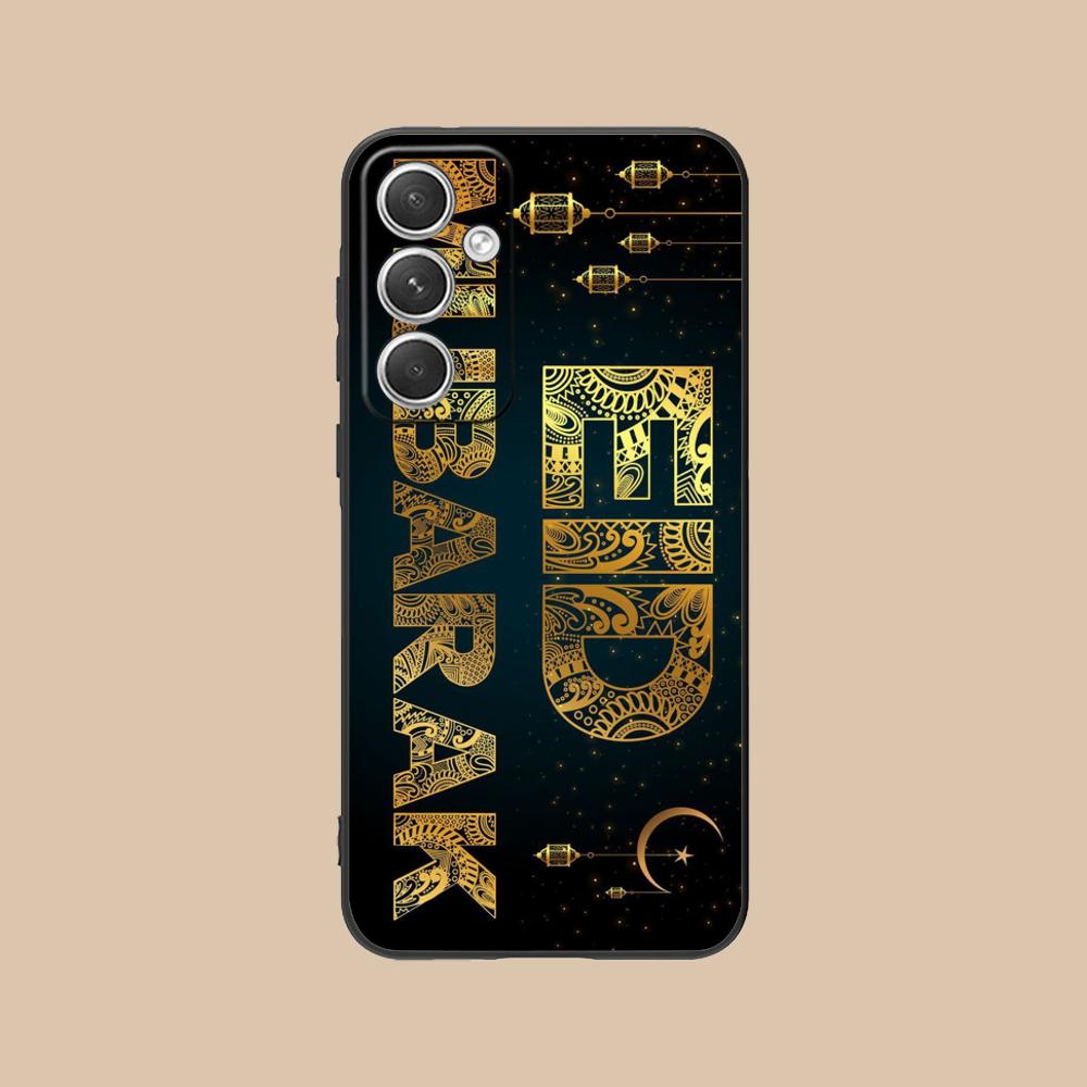 Eid Mubarak Mobile Phone Case for Samsung Galaxy S26 S25 S24 S23 S22 S21 S20 Note20 Plus FE Ultra Colorful Cover Cover Luxury