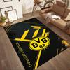Borussia Dortmund Floor Mat Perfect For Foyer Hallway Decorate Room Playrooms Antislip Rug Decorate Offices
