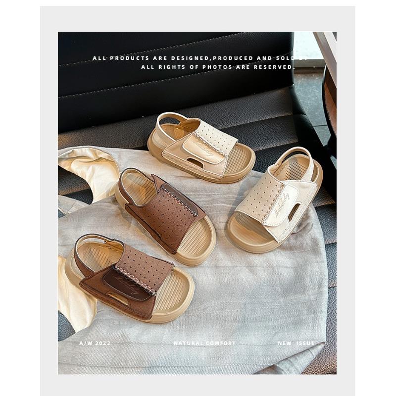 Kids Casual Soft Bottom Roman Sandals For Boys And Girls