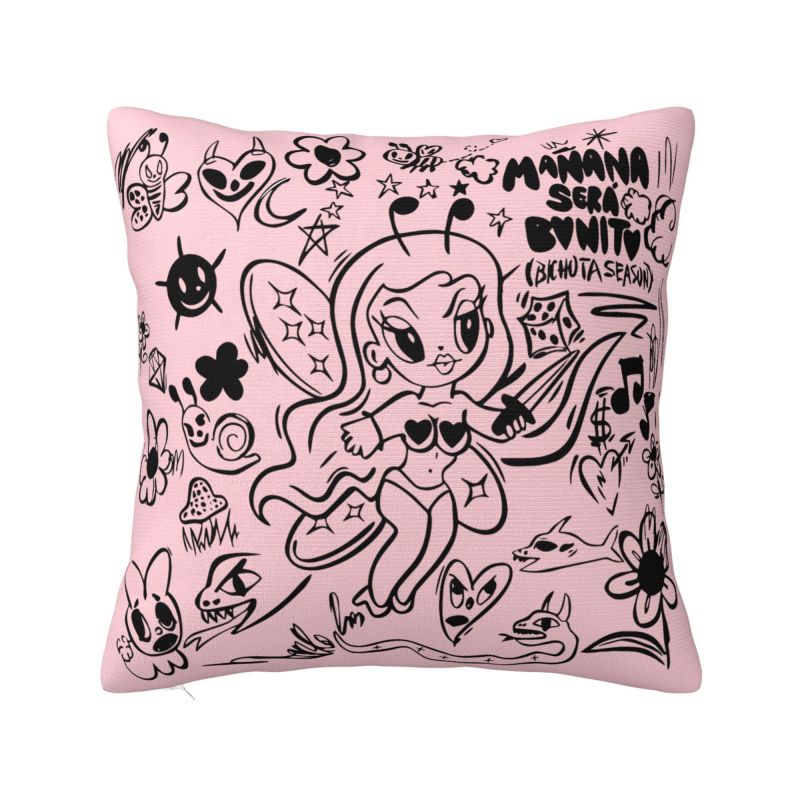 Reggaeton Music Karol G Manana Sera Bonito Throw Pillow Case Bedroom Cushions Cover For Sofa Chair Square Polyester Pillowcase