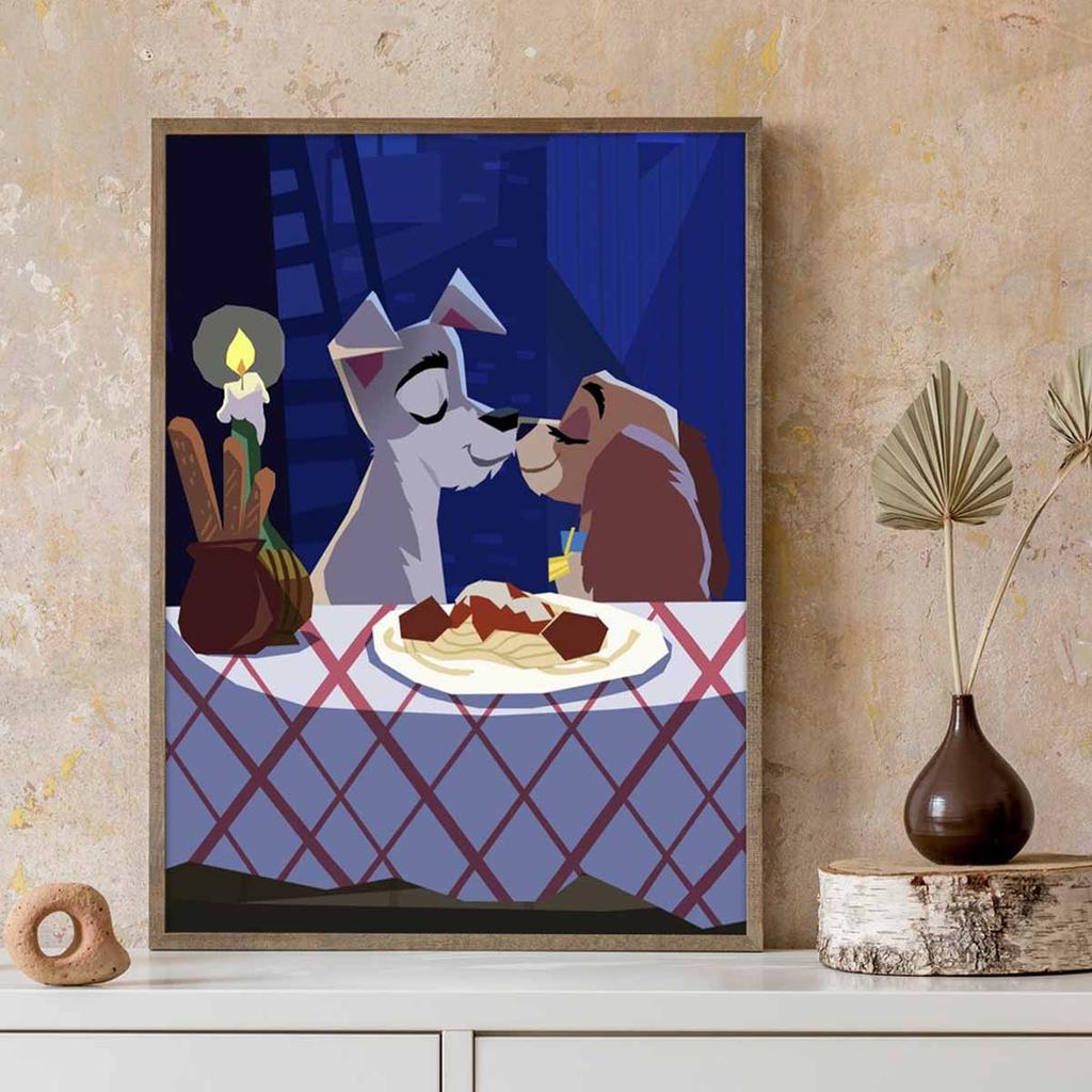 DIY Diamond Painting The Kissing Puppy Cross Stitch Kit Mosaic Art Diamond Painting Full Circle Diamond Home Decoration