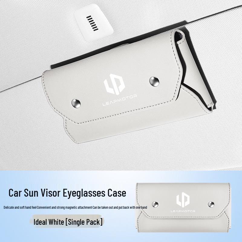 

Leapmotor Car Glasses Holder for B10, C10, C16, T03, C11, B01, C01 Models - Sunglasses Storage Case