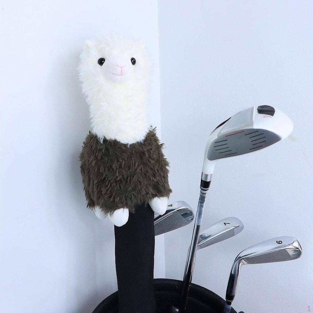 Plush Golf Wood Headcover, Utility Headcover Transport Protection Lovely Protector Golfer
