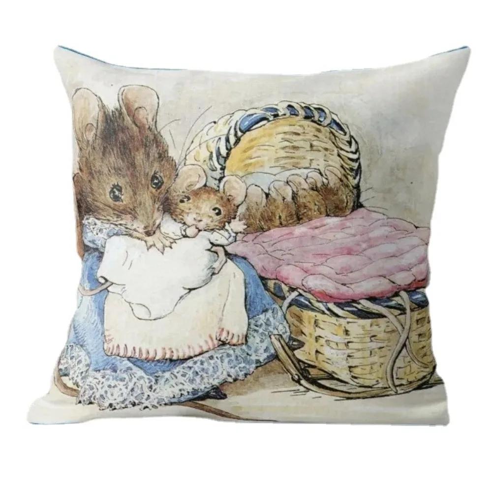 

4 Pcs Brambly Hedge - Poppy 1 Dakimakura Pillow Case Pillow Cover Anime Pillow Cushion Anime Pillow Case 45x45cm 18x18Inch 30x30CM(12x12in)