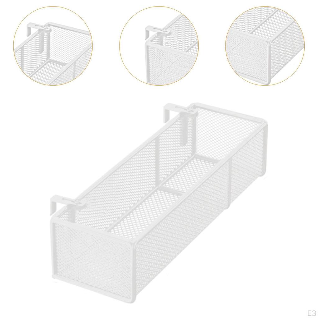 Adjustable Hook Hanging Organizer Rack for Dormitory Bed, Ideal Phone And Drinks