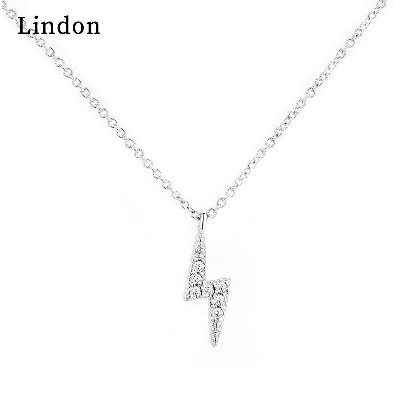 

Женское ожерелье Lindon, кулон из медного сплава, циркон, модный подарок