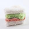 Plush Food Cat Toy Stuffed Dessert Shaped Kitten Toy Realistic Burger Hotdog Sandwich Cake Pet Chew Toy for Indoor Cats