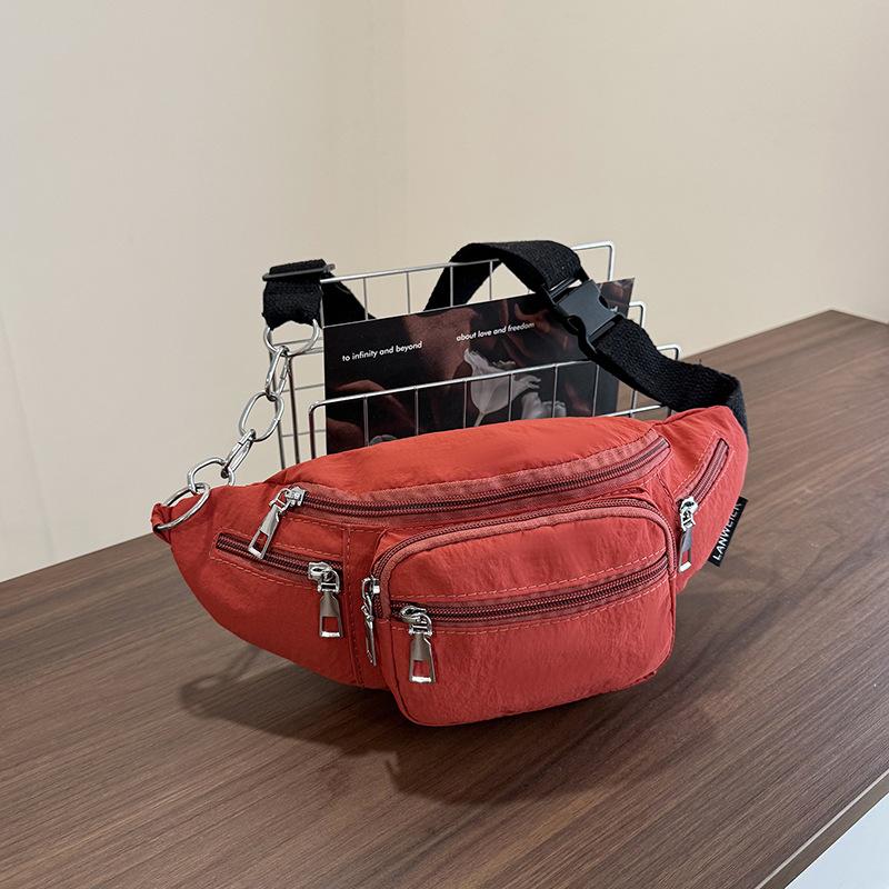 Trendige Umhängetasche Rücken, Herren Sport Brusttasche, Nische, Vielseitige und einfache Hüfttasche