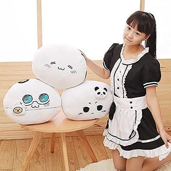 Hetalia Cushion Plush Toy Hugging Pillow Mochitaria France Mochi Doll Body Soft Round Sewn Cute Fluffy Nap High Elasticity Sofa Backrest Decorative