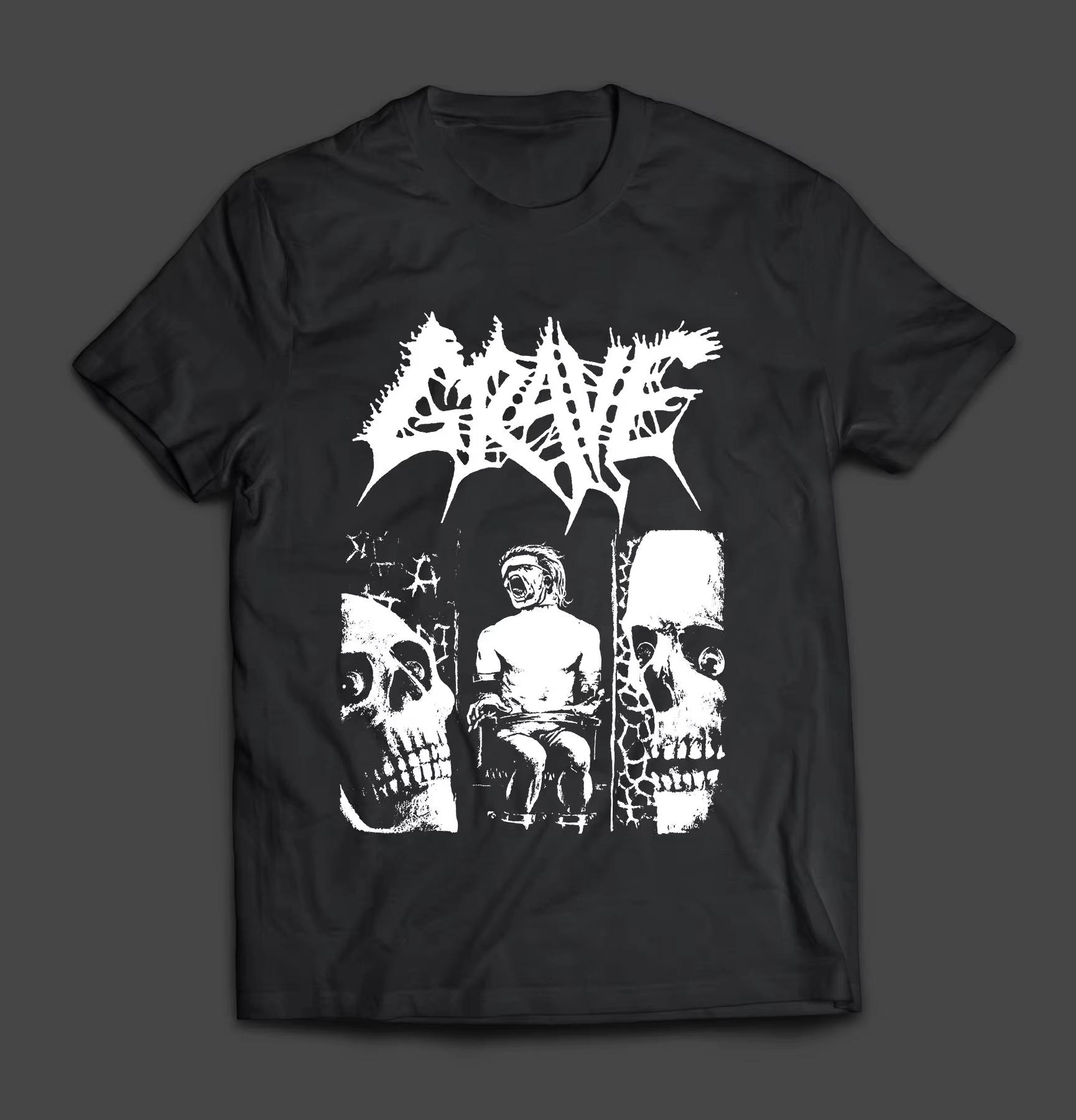 

2025 Лето Новая Футболка Мужская Женская Хлопковая Футболка С Коротким Рукавом Ретро Хип-Хоп Рок-Группа Топ Летний Мужской Большого Размера 4XL