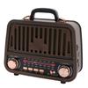 Retro Bluetooth Speaker AM FM SW Radio Rechargeable Vintage Wireless Speaker with Telescopic Antenna