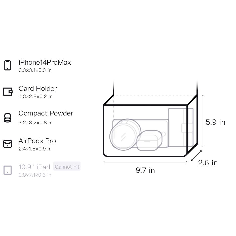 New FILA Fabric Crossbody Bag, Shoulder Bag Regular Men's Black F13M518106F