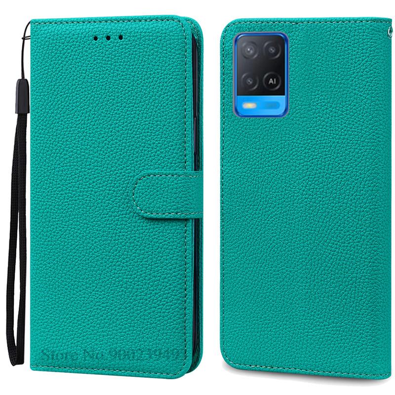 Pro pouzdro OPPO A54 A54 5G Peněženka Kožené výklopné pouzdro Pro pouzdro OPPO A54 5G CPH2239 CPH2195 OPPOA54 A 54 Nárazuvzdorné pouzdro na telefon Fundas