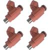4PCS Fuel Injector 60E-13761-20-00 Compatible For Yamaha WaveRunner VX1100 VX Sport CRUISER DELUXE AR210 SX210 2012-2015 60E137612000