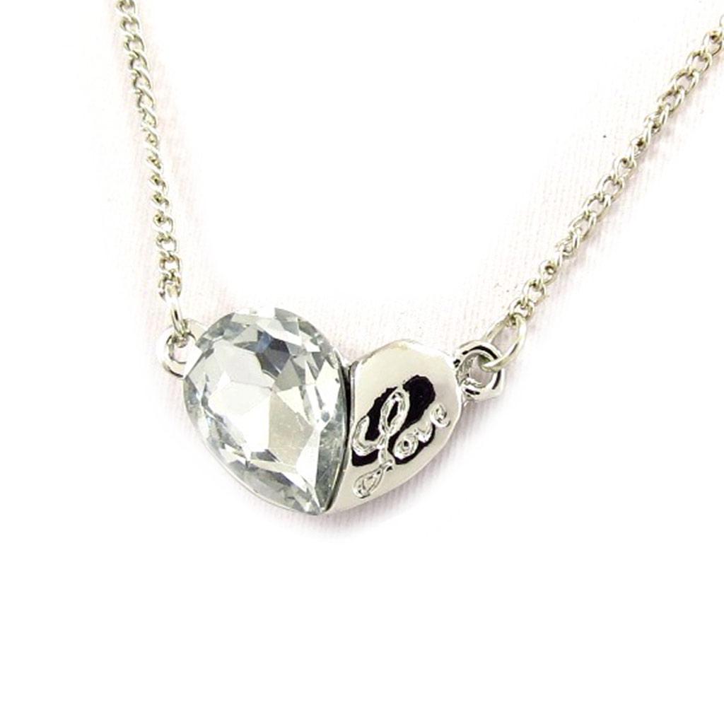 Les Trésors De Lily [K7007] - Designer-Schmuckset 'Love' weiß