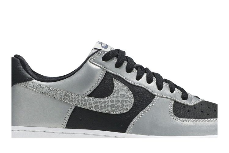 Men's Sneakers Nike Air Force 1 Low Silver Snake (2021) Black/Silver-Black
