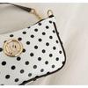 Women's 2026 Spring/Summer Retro Polka Dot Large Capacity Crossbody Shoulder Bag