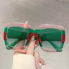 Oversized Square Sunglasses Women  New In Vintage Candy Color Gradient Travelling Shades Trendy Outdoor Sun Glasses
