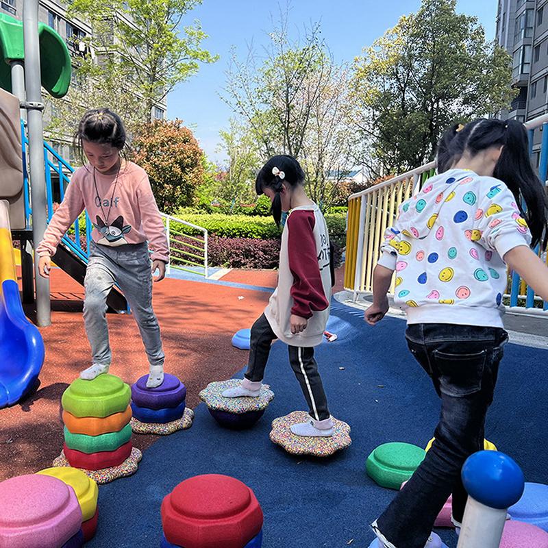 For Home School Children Toys Balance Stone Sensory Integration Training Tactile Sensing Party Social Games Trainer Equipment