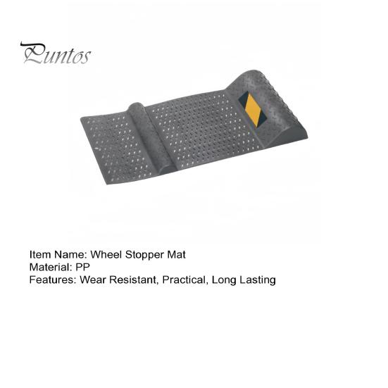 Wheel Anti-slip Parking Mat Wear Resistant Enhanced Grip Compact Portable Design Versatile Heavy-Duty Wheel Stopper Non-Slip Pad
