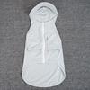UPF 50 Pet Sun Protection Coat Large Dogs Breathable Iced Silk Hooded Jacket In Turquoise Plum Gray
