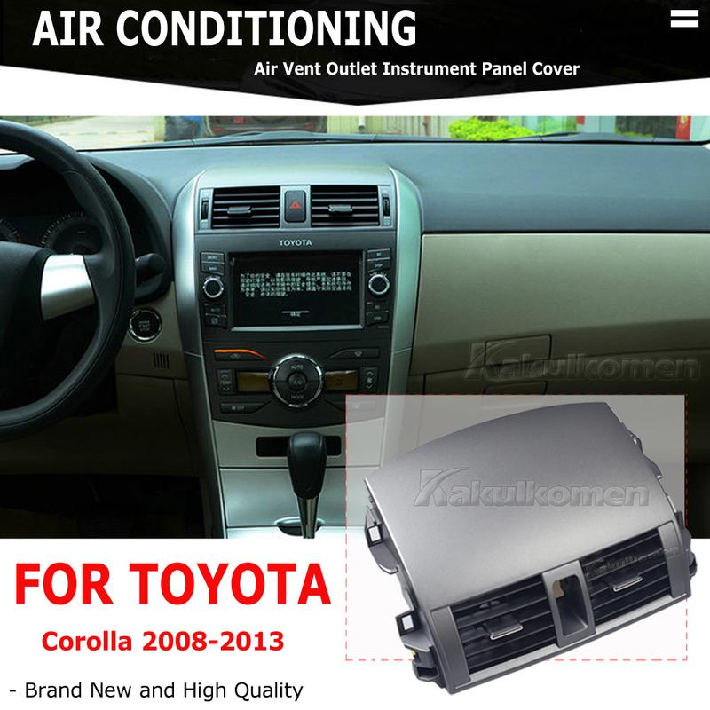 1PCS Center Dash A/C Outlet Air Vent Panel For Toyota Corolla 2008-2011 2012 2013