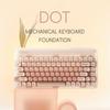 LOFREE DOT Foundation Mechanical Rechargeable Keyboard with 3 Connection Certified for Technical Keyboard, Hot-Swap Methods, Compliance.